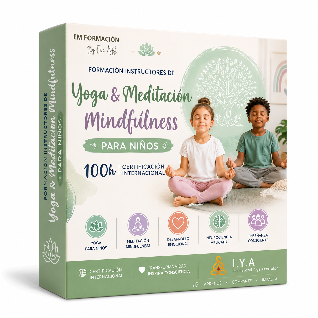 FORMACIÓN INSTRUCTORES DE YOGA & MINDFULNESS PARA NIÑOS 100H – CON CERTIFICACIÓN INTERNACIONAL I.Y.A.