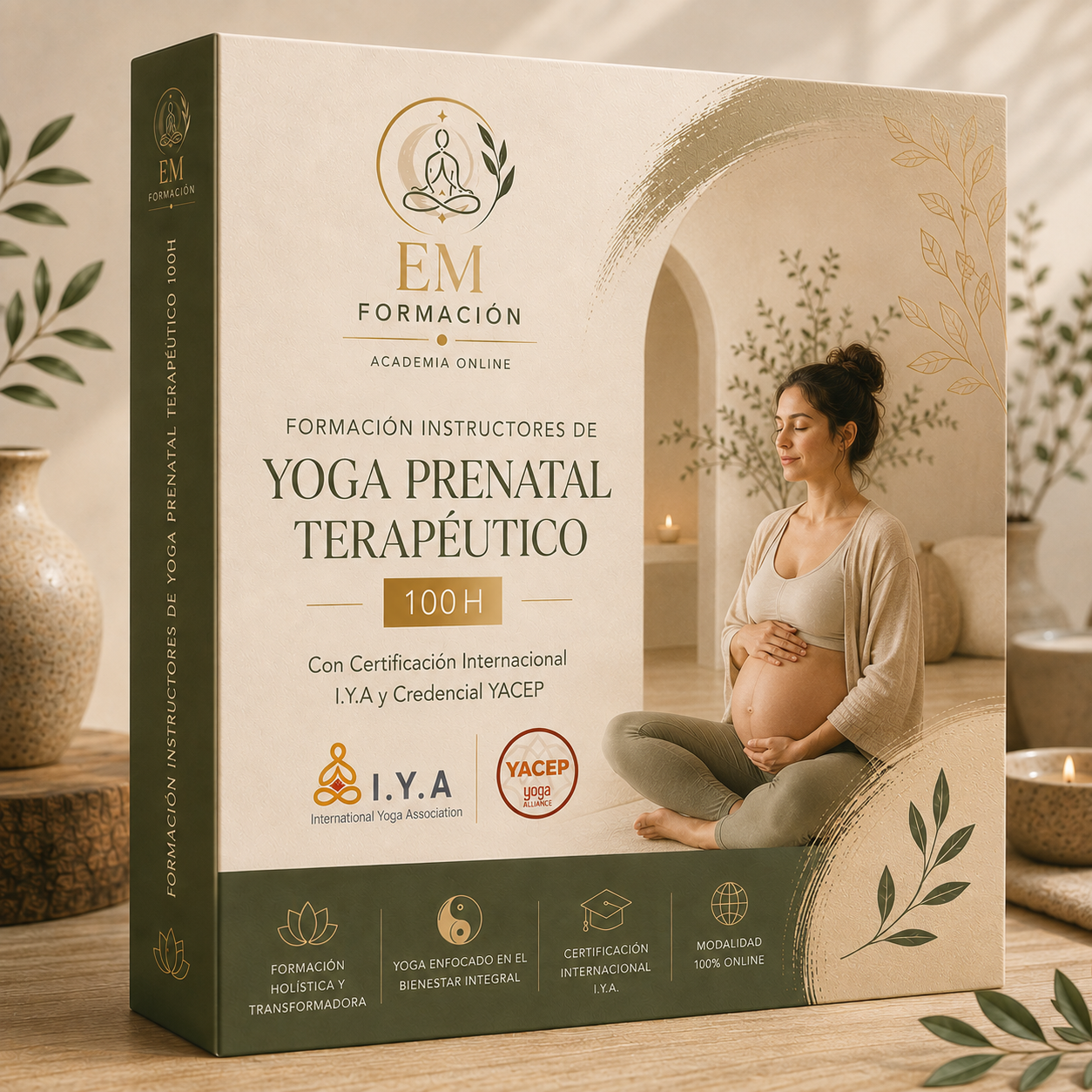 FORMACIÓN INSTRUCTORES YOGA PRENATAL TERAPÉUTICO 100H – MÓDULO 1